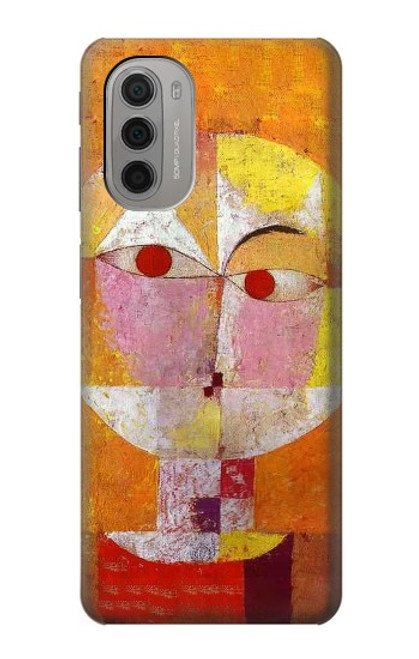 W3811 Paul Klee Senecio Man Head Hülle Schutzhülle Taschen und Leder Flip für Motorola Moto G51 5G