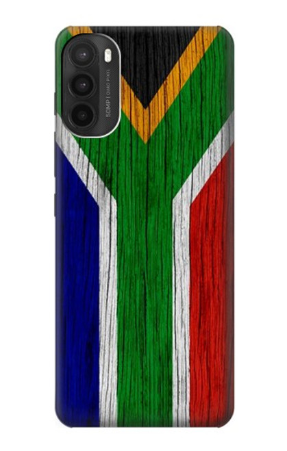 W3464 South Africa Flag Hülle Schutzhülle Taschen und Leder Flip für Motorola Moto G71 5G