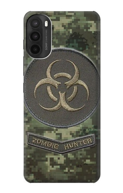 W3468 Biohazard Zombie Hunter Graphic Hülle Schutzhülle Taschen und Leder Flip für Motorola Moto G71 5G