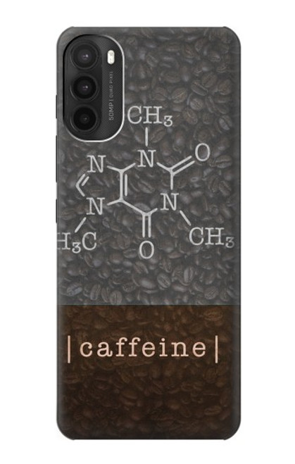 W3475 Caffeine Molecular Hülle Schutzhülle Taschen und Leder Flip für Motorola Moto G71 5G