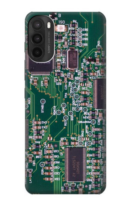 W3519 Electronics Circuit Board Graphic Hülle Schutzhülle Taschen und Leder Flip für Motorola Moto G71 5G