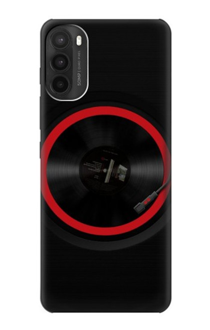 W3531 Spinning Record Player Hülle Schutzhülle Taschen und Leder Flip für Motorola Moto G71 5G