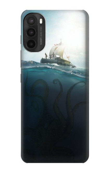 W3540 Giant Octopus Hülle Schutzhülle Taschen und Leder Flip für Motorola Moto G71 5G