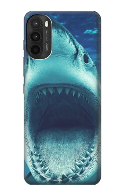 W3548 Tiger Shark Hülle Schutzhülle Taschen und Leder Flip für Motorola Moto G71 5G