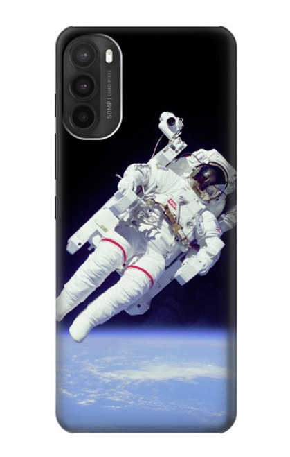 W3616 Astronaut Hülle Schutzhülle Taschen und Leder Flip für Motorola Moto G71 5G