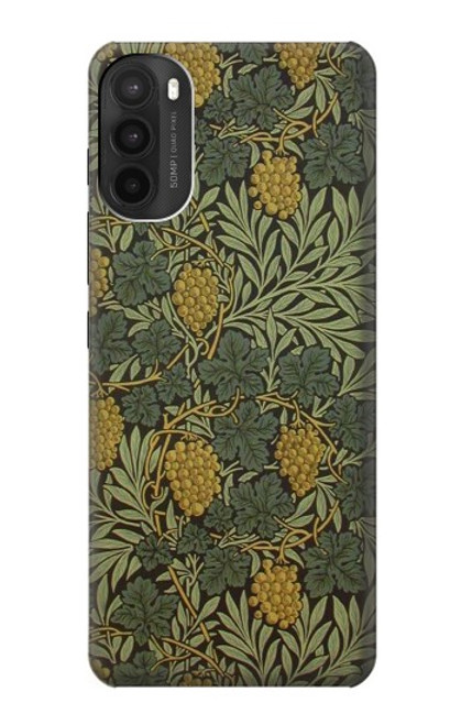 W3662 William Morris Vine Pattern Hülle Schutzhülle Taschen und Leder Flip für Motorola Moto G71 5G