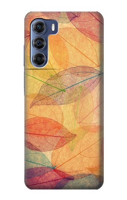 W3686 Fall Season Leaf Autumn Hülle Schutzhülle Taschen und Leder Flip für Motorola Edge S30