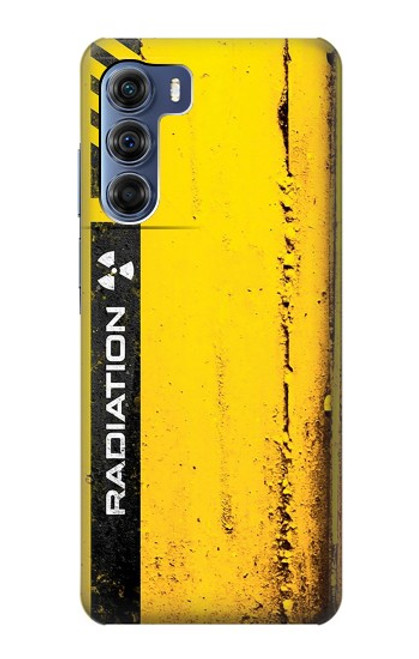 W3714 Radiation Warning Hülle Schutzhülle Taschen und Leder Flip für Motorola Edge S30