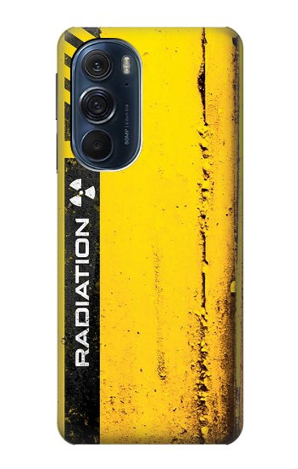 W3714 Radiation Warning Hülle Schutzhülle Taschen und Leder Flip für Motorola Edge X30