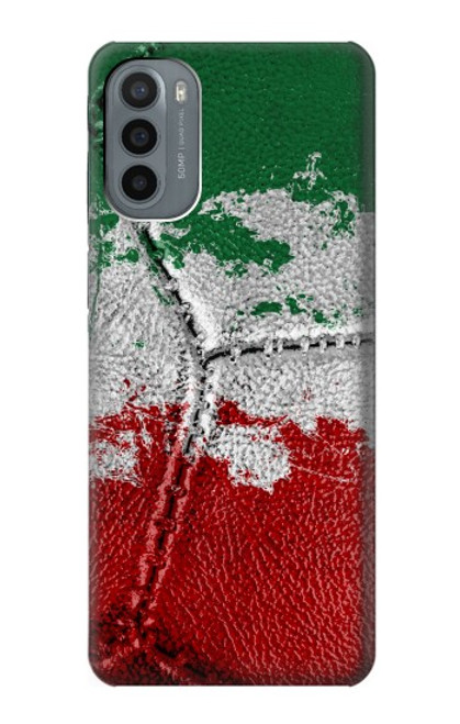 W3318 Italy Flag Vintage Football Graphic Hülle Schutzhülle Taschen und Leder Flip für Motorola Moto G31