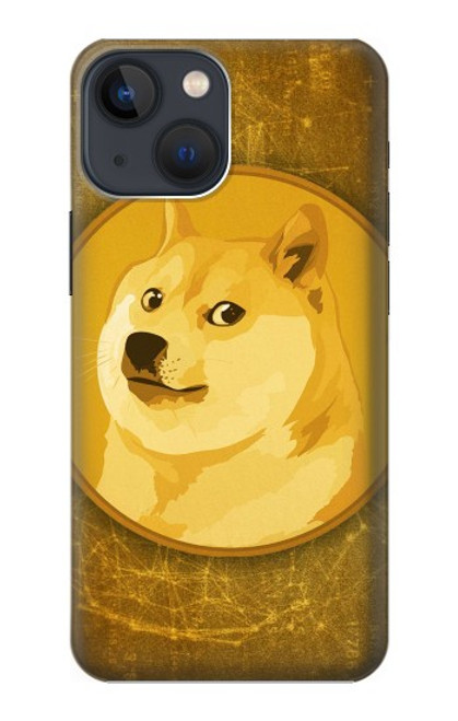 W3826 Dogecoin Shiba Hülle Schutzhülle Taschen und Leder Flip für iPhone 13 mini