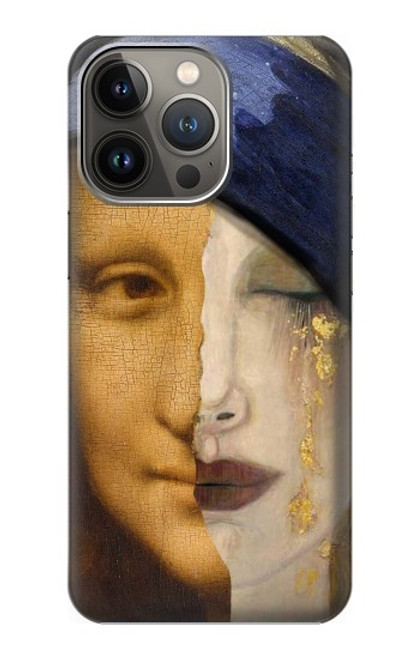 W3853 Mona Lisa Gustav Klimt Vermeer Hülle Schutzhülle Taschen und Leder Flip für iPhone 13 Pro Max