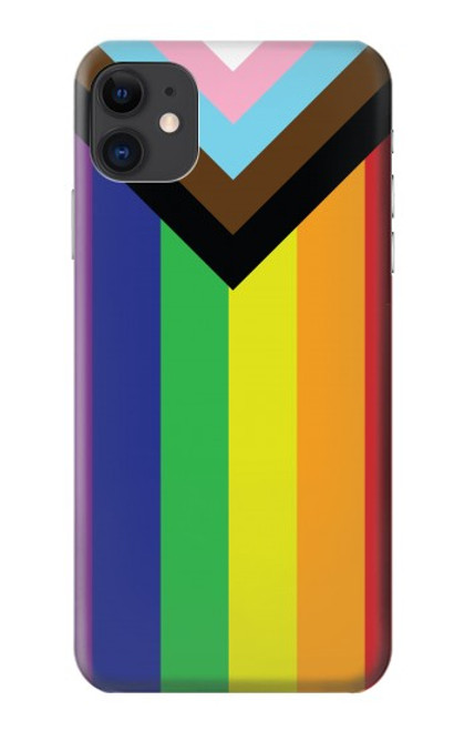 W3846 Pride Flag LGBT Hülle Schutzhülle Taschen und Leder Flip für iPhone 11