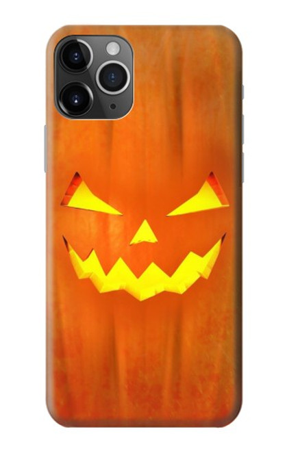 W3828 Pumpkin Halloween Hülle Schutzhülle Taschen und Leder Flip für iPhone 11 Pro