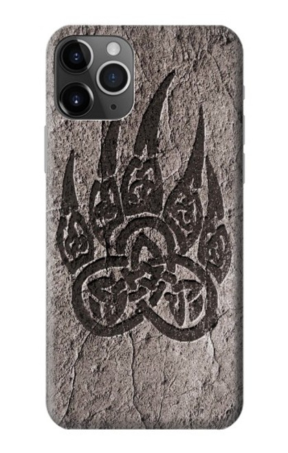 W3832 Viking Norse Bear Paw Berserkers Rock Hülle Schutzhülle Taschen und Leder Flip für iPhone 11 Pro