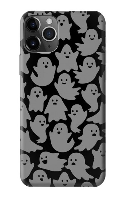 W3835 Cute Ghost Pattern Hülle Schutzhülle Taschen und Leder Flip für iPhone 11 Pro Max