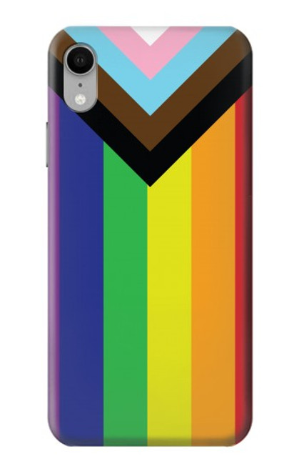 W3846 Pride Flag LGBT Hülle Schutzhülle Taschen und Leder Flip für iPhone XR