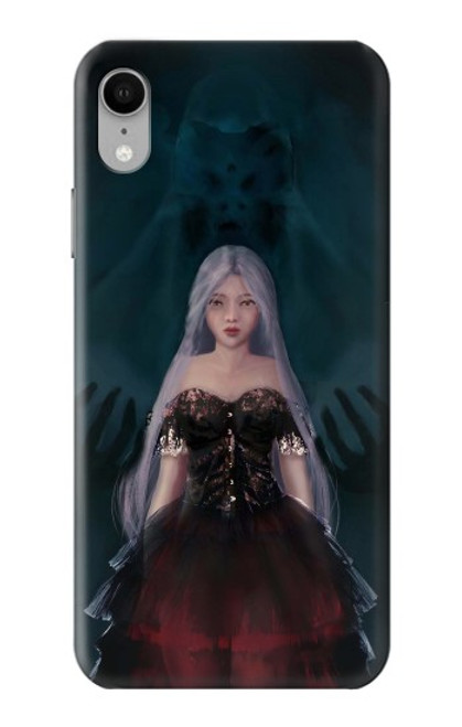 W3847 Lilith Devil Bride Gothic Girl Skull Grim Reaper Hülle Schutzhülle Taschen und Leder Flip für iPhone XR