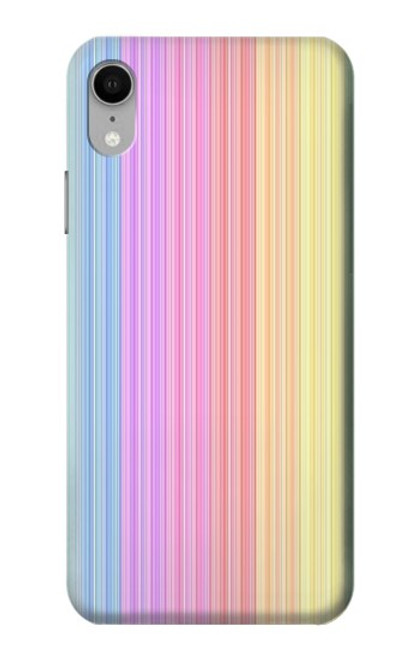W3849 Colorful Vertical Colors Hülle Schutzhülle Taschen und Leder Flip für iPhone XR