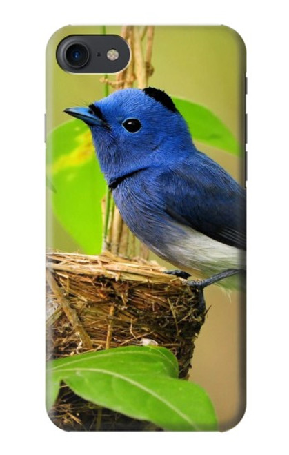 W3839 Bluebird of Happiness Blue Bird Hülle Schutzhülle Taschen und Leder Flip für iPhone 7, iPhone 8, iPhone SE (2020) (2022)