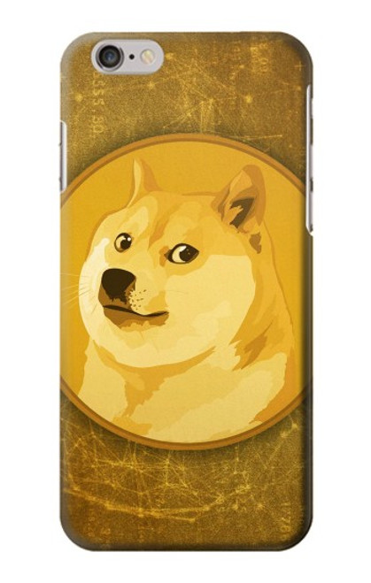 W3826 Dogecoin Shiba Hülle Schutzhülle Taschen und Leder Flip für iPhone 6 6S