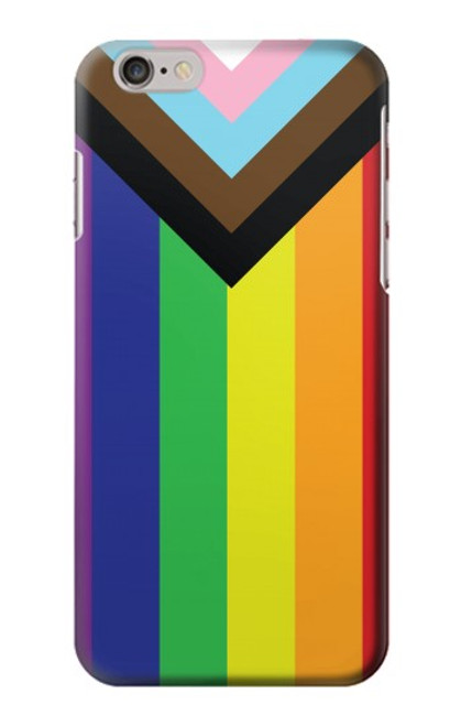 W3846 Pride Flag LGBT Hülle Schutzhülle Taschen und Leder Flip für iPhone 6 6S