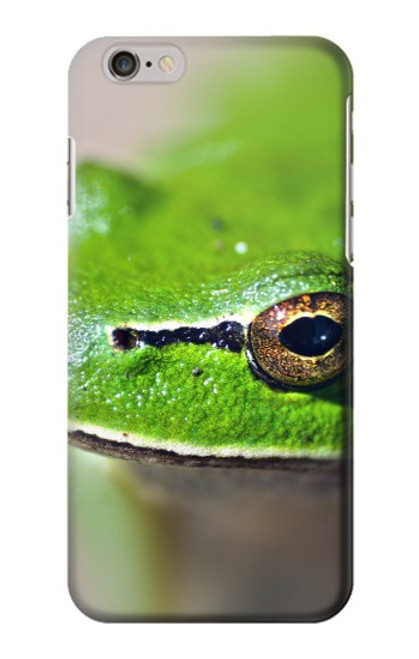 W3845 Green frog Hülle Schutzhülle Taschen und Leder Flip für iPhone 6 Plus, iPhone 6s Plus