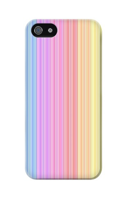 W3849 Colorful Vertical Colors Hülle Schutzhülle Taschen und Leder Flip für iPhone 5C