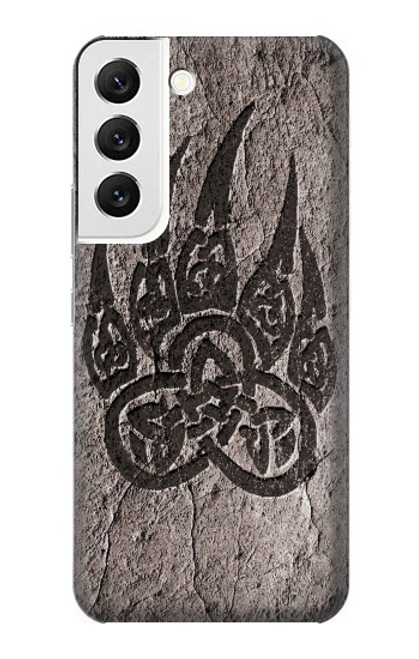 W3832 Viking Norse Bear Paw Berserkers Rock Hülle Schutzhülle Taschen und Leder Flip für Samsung Galaxy S22