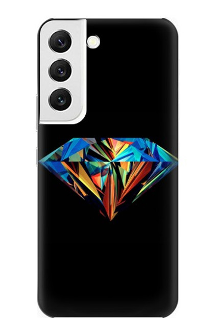 W3842 Abstract Colorful Diamond Hülle Schutzhülle Taschen und Leder Flip für Samsung Galaxy S22