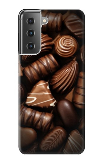 W3840 Dark Chocolate Milk Chocolate Lovers Hülle Schutzhülle Taschen und Leder Flip für Samsung Galaxy S21 Plus 5G, Galaxy S21+ 5G