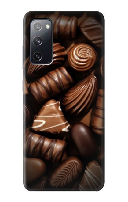W3840 Dark Chocolate Milk Chocolate Lovers Hülle Schutzhülle Taschen und Leder Flip für Samsung Galaxy S20 FE