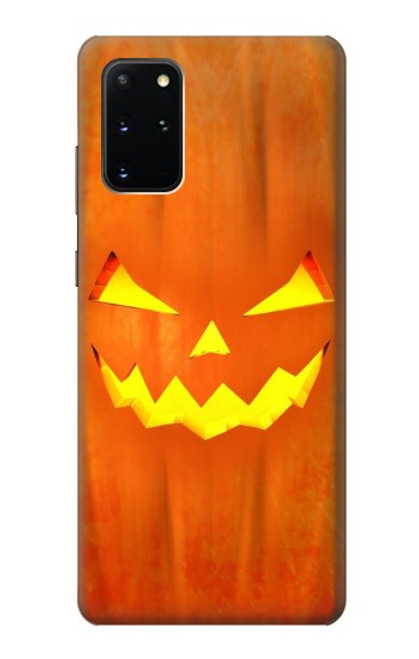 W3828 Pumpkin Halloween Hülle Schutzhülle Taschen und Leder Flip für Samsung Galaxy S20 Plus, Galaxy S20+
