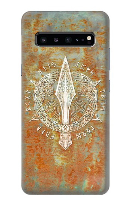 W3827 Gungnir Spear of Odin Norse Viking Symbol Hülle Schutzhülle Taschen und Leder Flip für Samsung Galaxy S10 5G