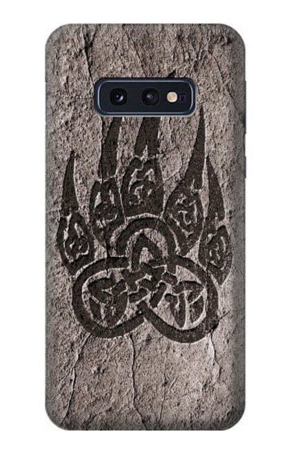 W3832 Viking Norse Bear Paw Berserkers Rock Hülle Schutzhülle Taschen und Leder Flip für Samsung Galaxy S10e