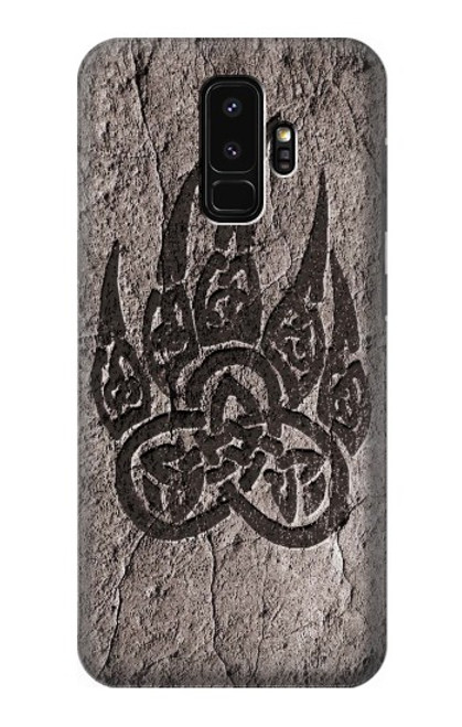 W3832 Viking Norse Bear Paw Berserkers Rock Hülle Schutzhülle Taschen und Leder Flip für Samsung Galaxy S9 Plus