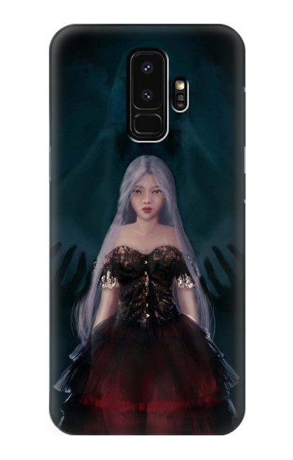 W3847 Lilith Devil Bride Gothic Girl Skull Grim Reaper Hülle Schutzhülle Taschen und Leder Flip für Samsung Galaxy S9 Plus