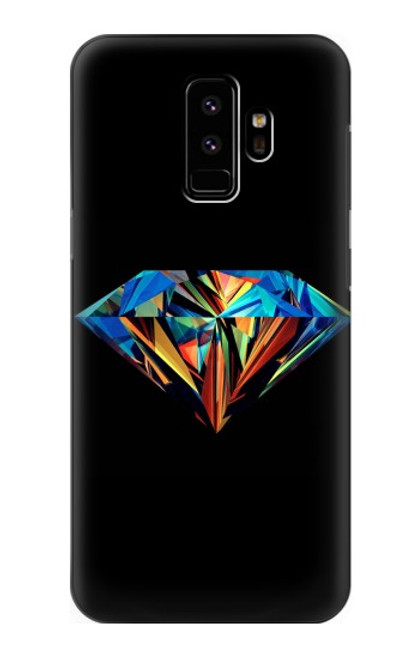 W3842 Abstract Colorful Diamond Hülle Schutzhülle Taschen und Leder Flip für Samsung Galaxy S9