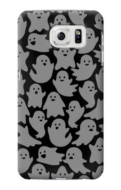 W3835 Cute Ghost Pattern Hülle Schutzhülle Taschen und Leder Flip für Samsung Galaxy S7 Edge