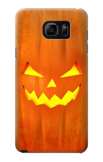 W3828 Pumpkin Halloween Hülle Schutzhülle Taschen und Leder Flip für Samsung Galaxy S6 Edge Plus