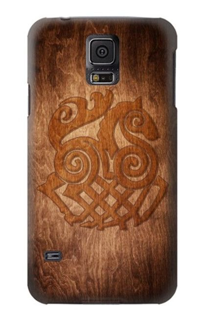 W3830 Odin Loki Sleipnir Norse Mythology Asgard Hülle Schutzhülle Taschen und Leder Flip für Samsung Galaxy S5