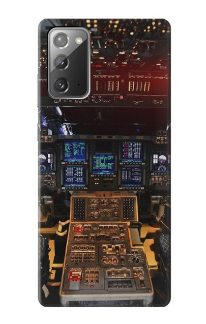 W3836 Airplane Cockpit Hülle Schutzhülle Taschen und Leder Flip für Samsung Galaxy Note 20