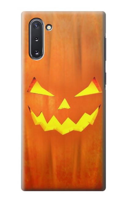 W3828 Pumpkin Halloween Hülle Schutzhülle Taschen und Leder Flip für Samsung Galaxy Note 10
