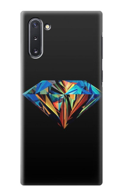 W3842 Abstract Colorful Diamond Hülle Schutzhülle Taschen und Leder Flip für Samsung Galaxy Note 10