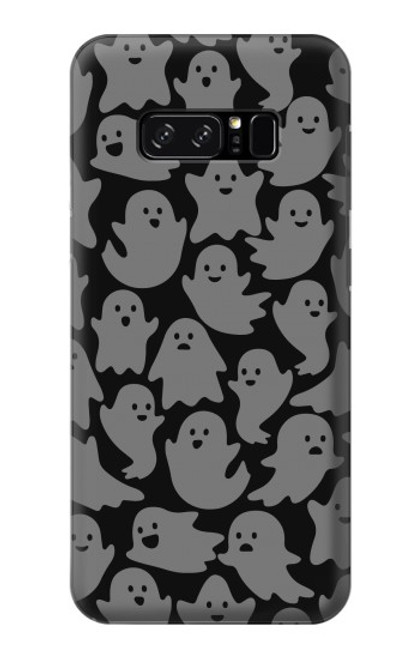 W3835 Cute Ghost Pattern Hülle Schutzhülle Taschen und Leder Flip für Note 8 Samsung Galaxy Note8