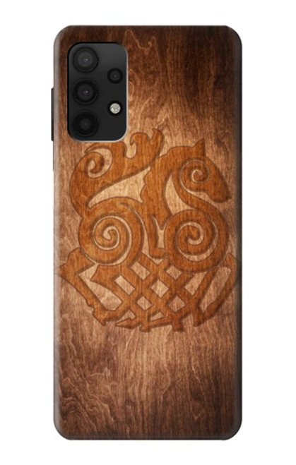 W3830 Odin Loki Sleipnir Norse Mythology Asgard Hülle Schutzhülle Taschen und Leder Flip für Samsung Galaxy A32 4G
