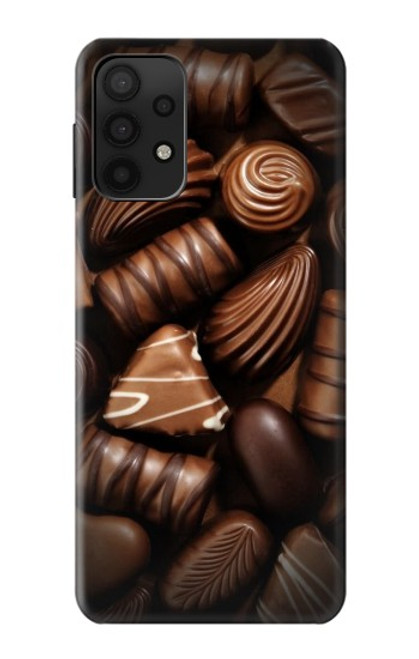 W3840 Dark Chocolate Milk Chocolate Lovers Hülle Schutzhülle Taschen und Leder Flip für Samsung Galaxy A32 5G