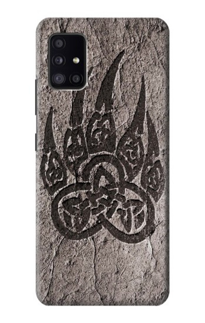 W3832 Viking Norse Bear Paw Berserkers Rock Hülle Schutzhülle Taschen und Leder Flip für Samsung Galaxy A41