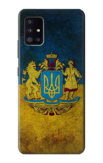 W3858 Ukraine Vintage Flag Hülle Schutzhülle Taschen und Leder Flip für Samsung Galaxy A41