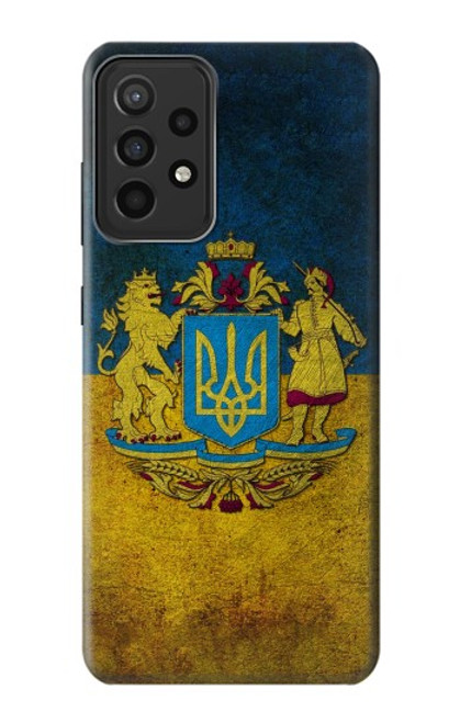 W3858 Ukraine Vintage Flag Hülle Schutzhülle Taschen und Leder Flip für Samsung Galaxy A52s 5G